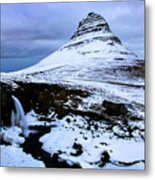 The Cold Light Of Day - Snaefellsnes Peninsula, Iceland Metal Print