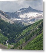 Snowmass Mountain Afternoon Metal Print