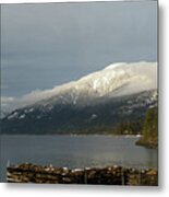 Snowy Mountains Metal Print