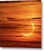 Solar Eclipse 2021 Metal Print