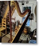 Solstice Harp Metal Print