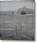 South Dakota Badlands Rustic Metal Print