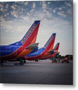 Southwest Airlines Planes Metal Print