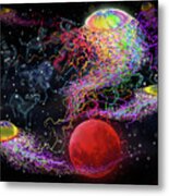 Cosmic Connections Metal Print