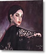 Spanish Dancer Metal Print