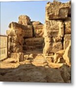 Sphinx Temple, Giza Metal Print