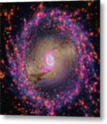 Spiral Galaxy Ngc 3351 Metal Print