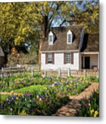 Spring Colors At The Taliaferro-cole Garden Metal Print