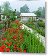 Spring Morning At The Nursery Metal Print