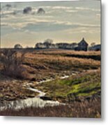 Spring's First Blush At Little House On The Coulee - Near Minnewaukan Nd In Benson County Metal Print