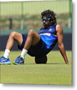 Sri Lanka v India - 3nd ODI cricket Practice session Metal Print