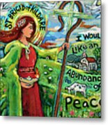 St Brigid Of Kildare Metal Print