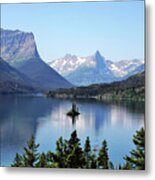 St Mary Lake - Glacier National Park Mt Metal Print