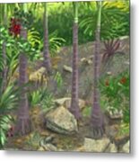 St Thomas Backyard Metal Print