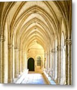 St. Trophime Cloister In Arles Metal Print