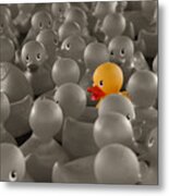 Standing Out In A Crowd Metal Print