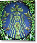 Starbucks In The Rainforest Metal Print
