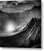 Stealing The Moon Metal Print