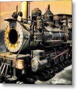 Steam Locomotive Of The 99 N2 Metal Print