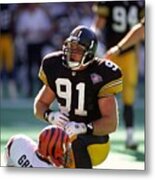 Steelers Kevin Greene Metal Print