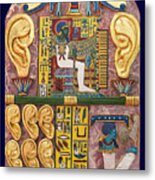 Stela Of Ptah Who Hears Prayers Metal Print