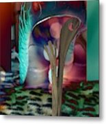 Stepping Into A New Dimension Metal Print