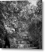 Steps Near Cenote Chichen Itza Metal Print