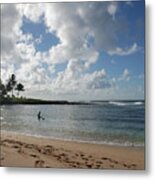 Steps To Poipu Metal Print