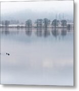 Still Water Lake, Cumbria Metal Print