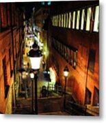 Stockholm Steps Metal Print