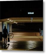 Stockholm Underpass Metal Print