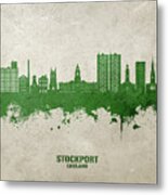 Stockport England Skyline #02 Metal Print