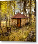 Stone Hut Metal Print