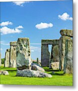 Stonehenge Neolithic Stone Circle, England Metal Print