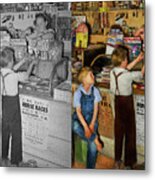 Store - Candy For Both Of Us 1940 - Side By Side Metal Print