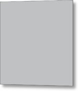 Stormy Grey - Light Neutral Mid Tone Gray Solid Color Metal Print