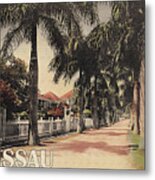 Street In Nassau Metal Print