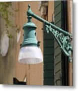 Street Lamp - Venice Metal Print
