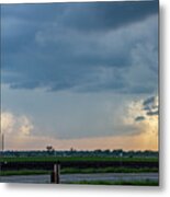 Strong Storms In South Central Nebraska 004 Metal Print