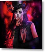 Sugar Doll Dreads Metal Print