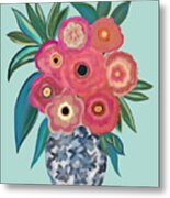 Summer Bouquet Product Decal Metal Print