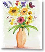 Summer Bouquet Metal Print