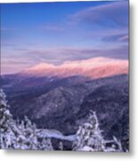 Summit Views, Winter On Mt. Avalon Metal Print