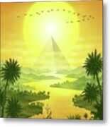 Sun King Metal Print