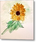 Sunflower Metal Print