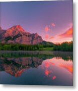 Sunrise At Wedge Pond Metal Print