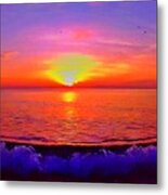 Sunrise Beach 39 Metal Print