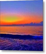 Sunrise Beach 4 Metal Print