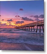 Sunrise Deerfield Colors Metal Print