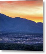 Sunrise Over Albuquerque Metal Print